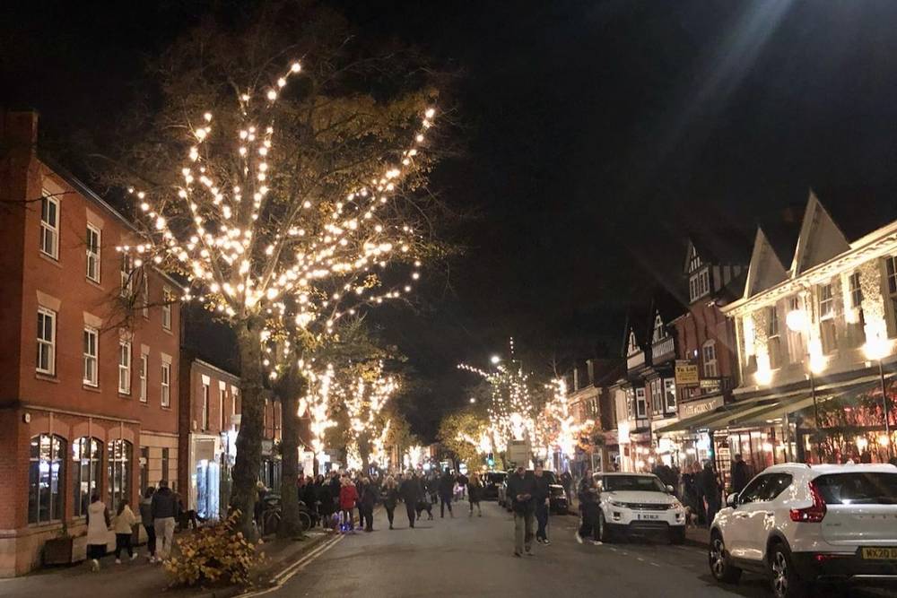 Alderley Edge Christmas Lights Switch-On
