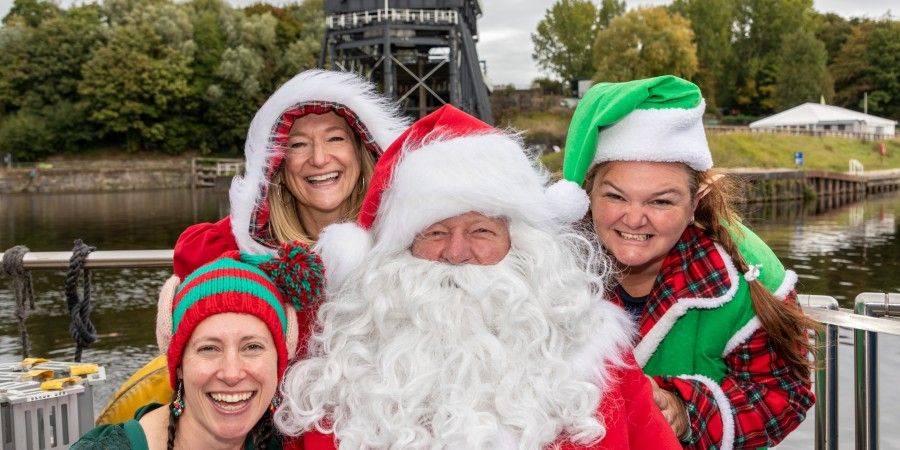 Santa Cruise on the River Weaver (songs, stories and Santa on board)