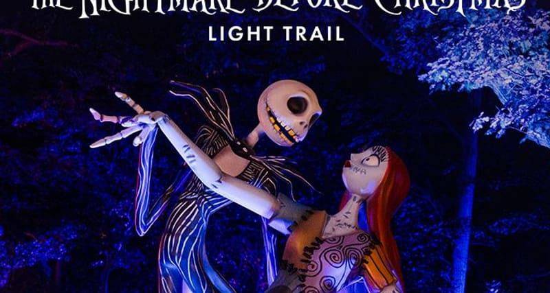 The Nightmare Before Christmas Light Trail