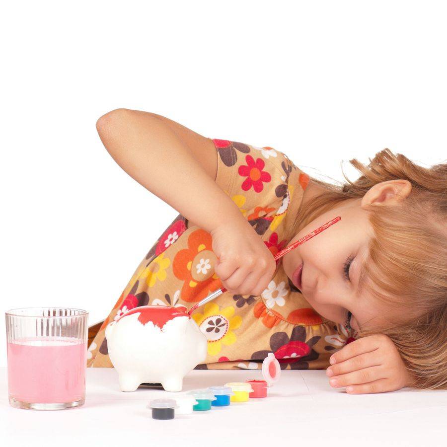 Children's Crafting: paint your own ceramics