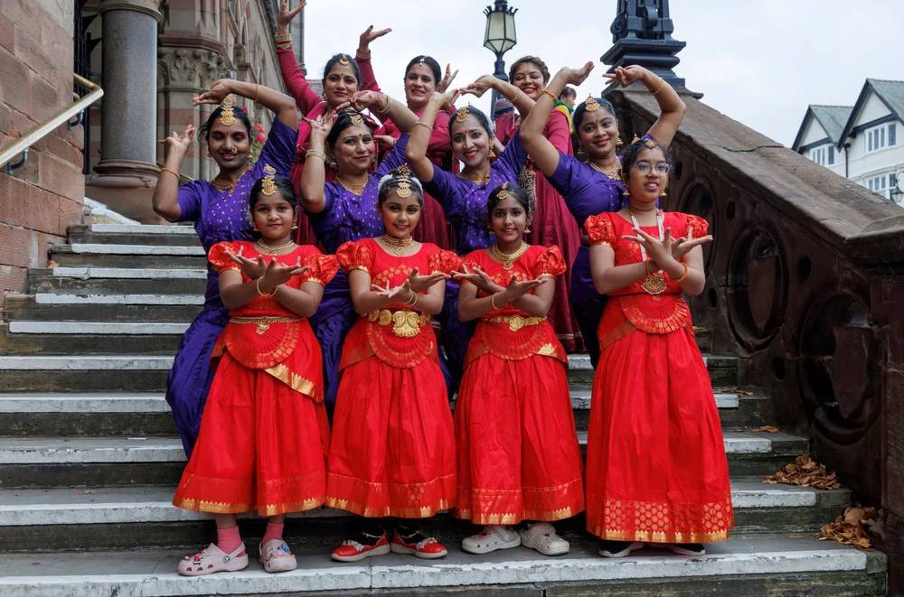Festival of Diwali parade and street dancing