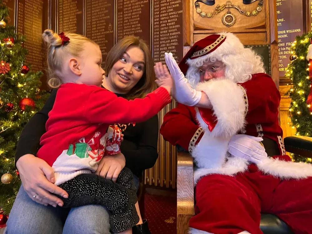 Santa's Grotto at the Town Hall