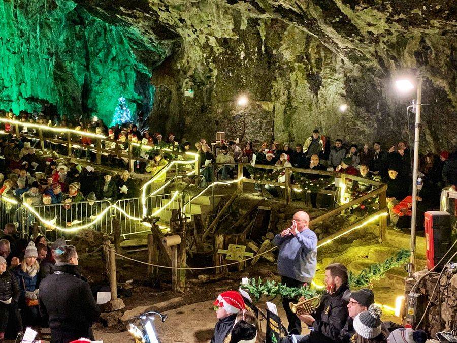 Christmas Carol Concerts in Peak Cavern (brass bands underground)