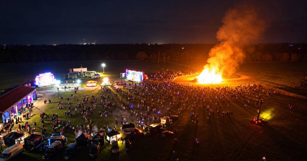 Fireworks over the Showground