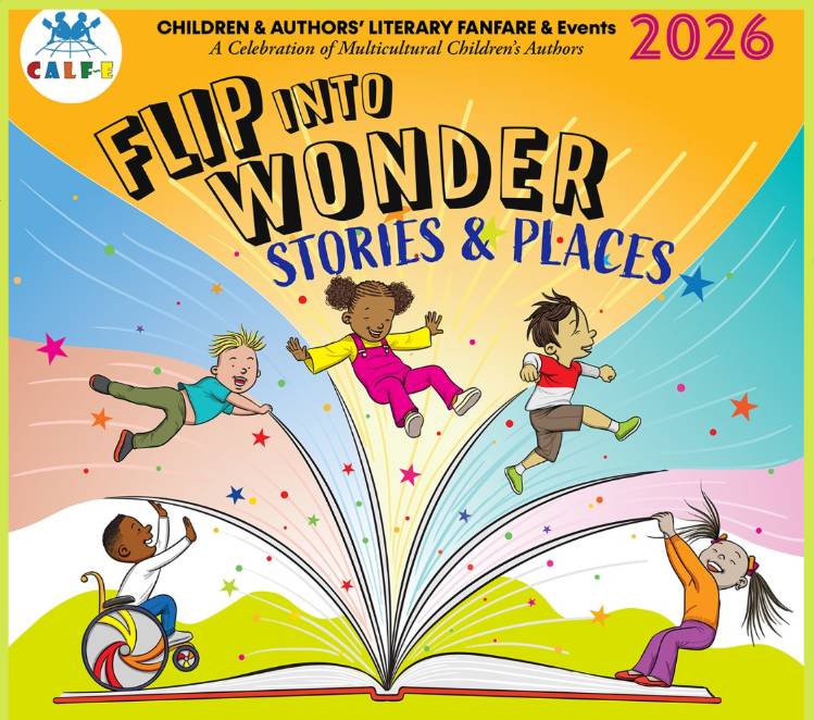 Flip into Wonder with CALFE (children's authors, storytelling, drums, mask-making)
