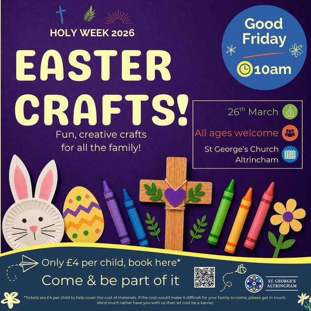 Good Friday Easter crafts at St George’s