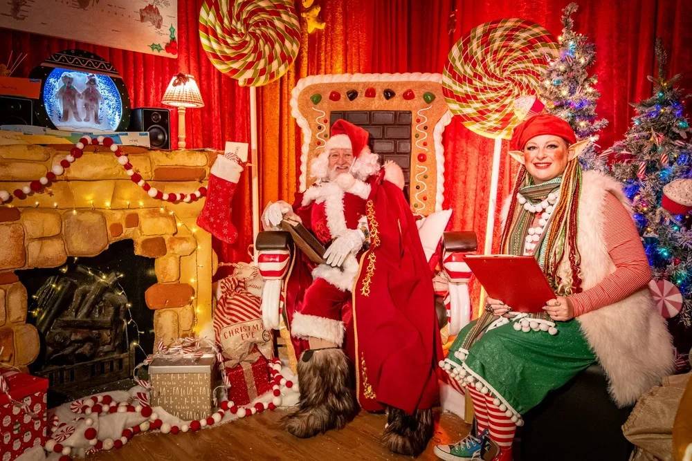 Grotto on the Square (Santa's Enchanted Elevator and gingerbread grotto)