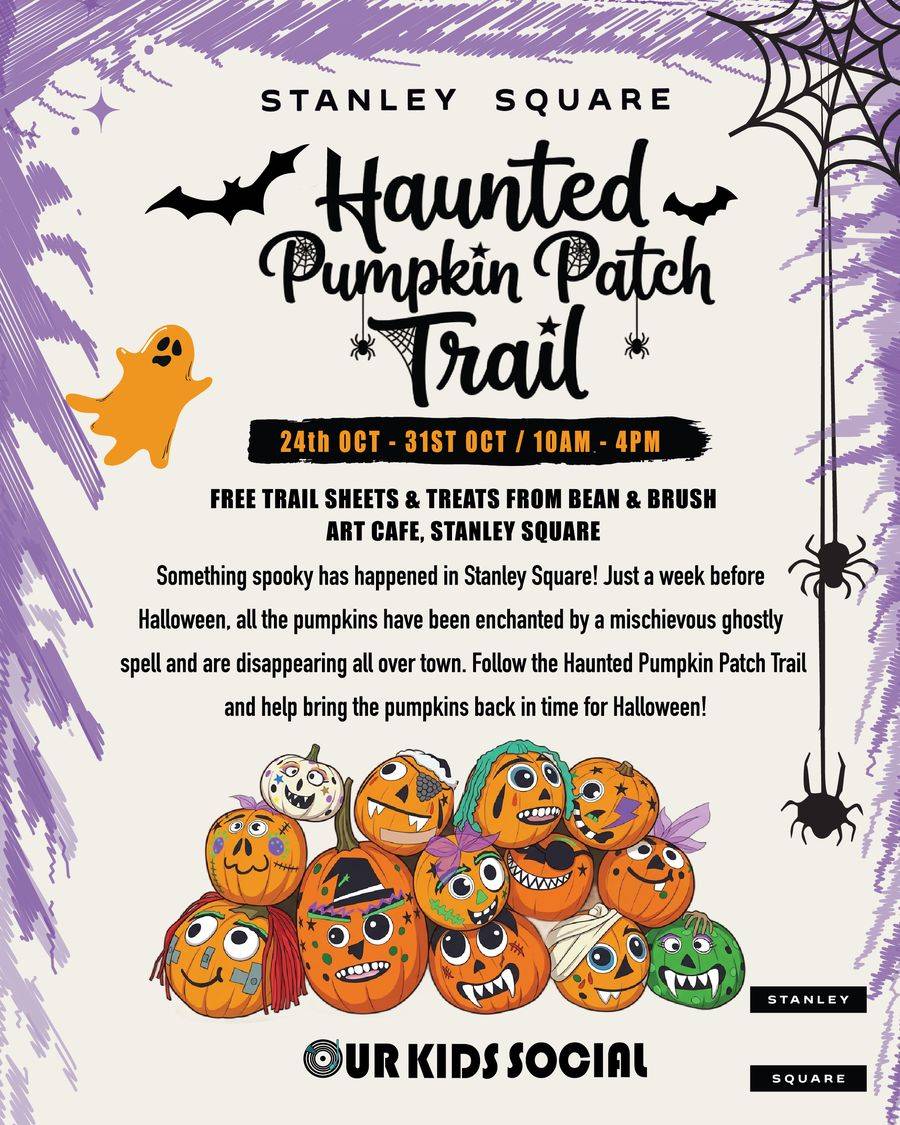 Haunted Pumpkin Patch Trail at Stanley Square