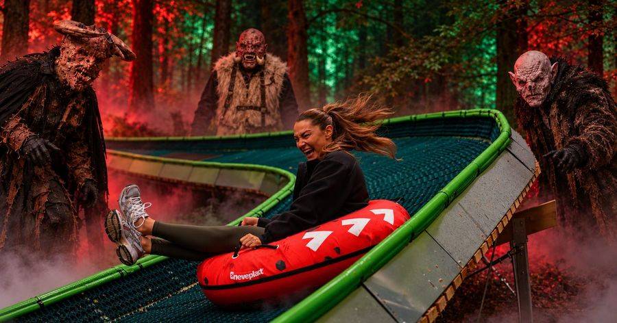 Heaton Park of Horrors (forest tubing after dark)