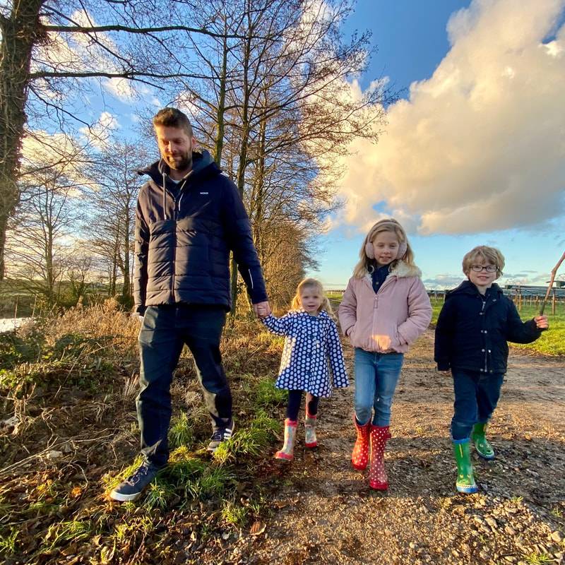 Winter Welly Walks at Kenyon Hall Farm (free self-led farm trails with activity sheet)
