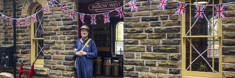 Keighley & Worth Valley Railway 1940s Weekend (steam, swing bands, re-enactors, vintage vehicles)