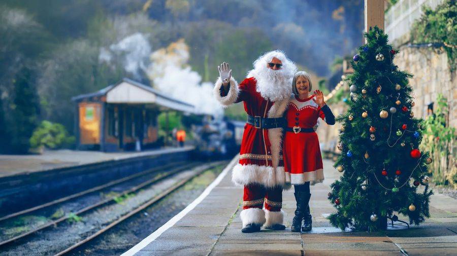 Santa Specials at Llangollen Railway (steam to Lapland at Carrog)