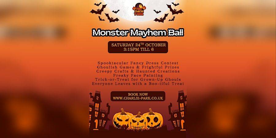 Monster Mayhem Ball (kids fancy dress)