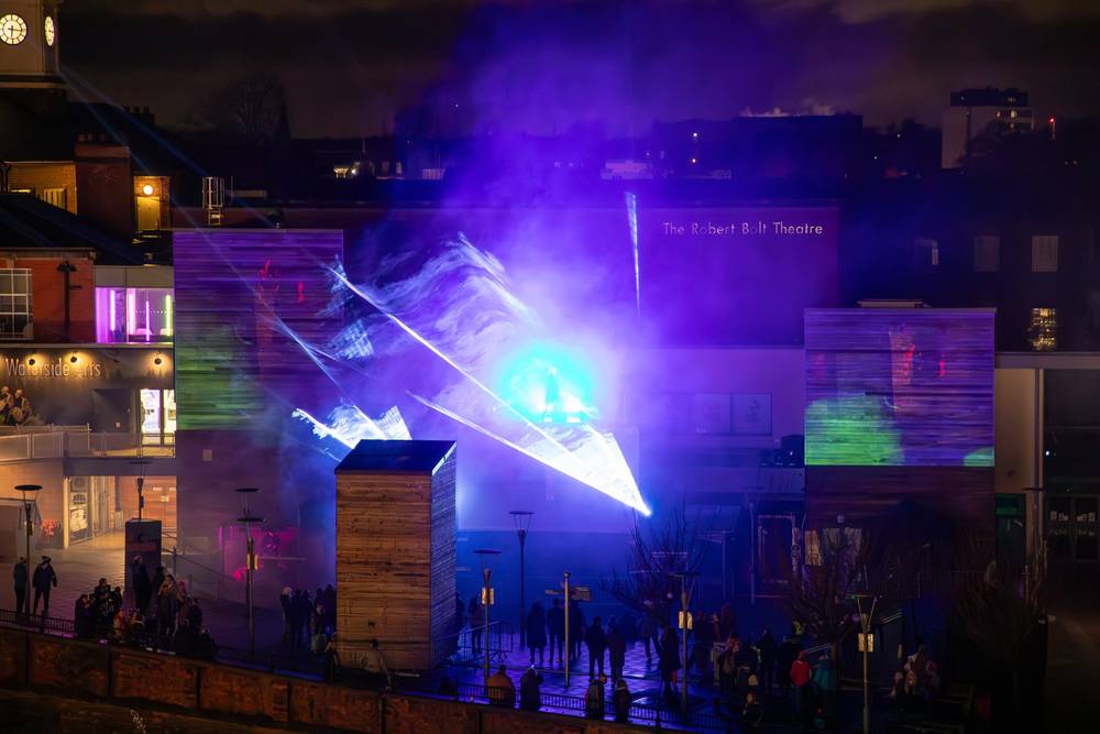 Prism Festival: Lumen Array light show and LUNA Moon installation (free)