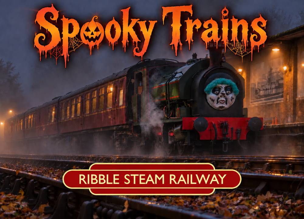 Halloween Spooky Trains at Ribble Steam Railway (dress up and find the ghosts)