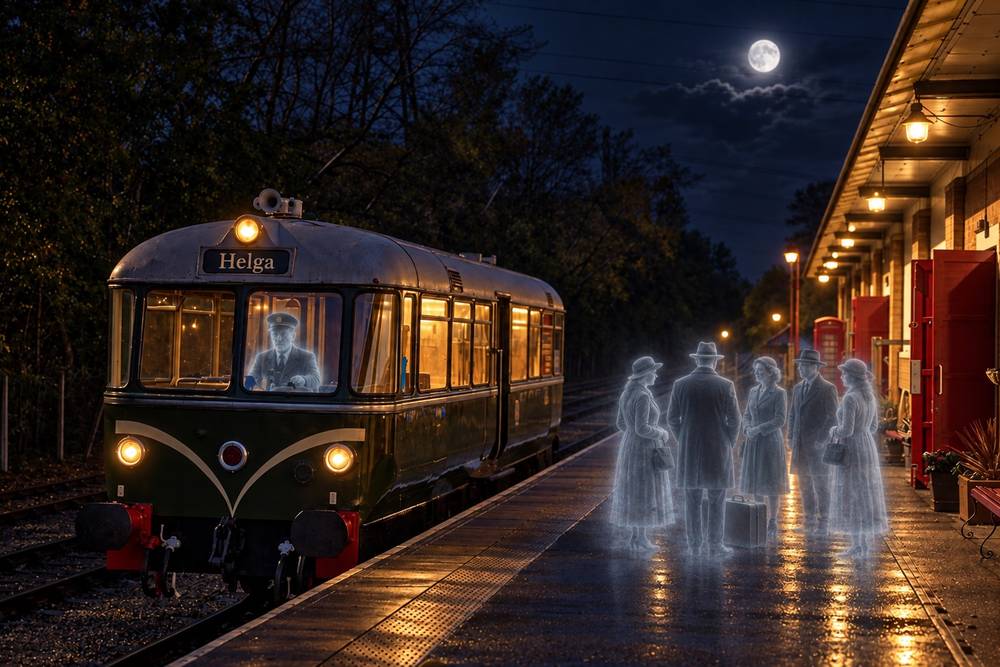 Helga the Haunted Railbus (half-term spooky railbus rides)