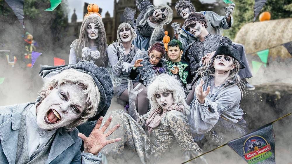 Scarefest at Alton Towers (Trick O' Treat Town, CBeebies Monster Ball, rides in the dark)