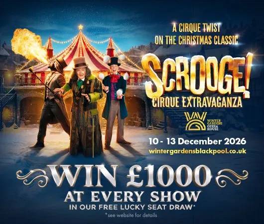 Scrooge Cirque Extravaganza (circus meets musical theatre)