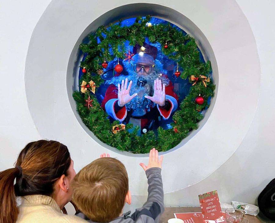 Breakfast with Scuba Santa