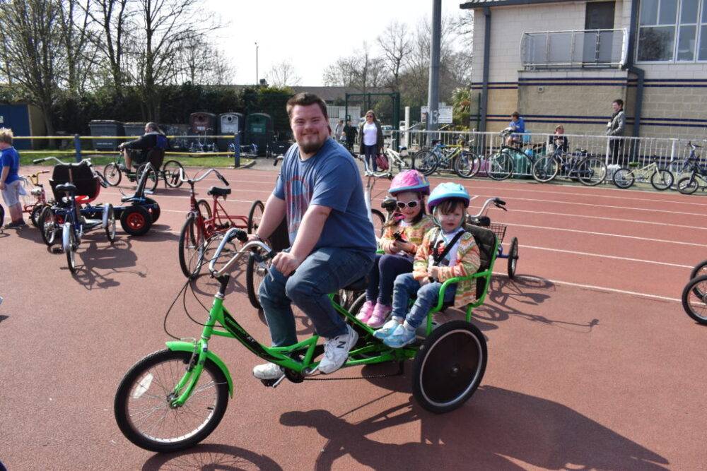 Simply Cycling: all-ability bikes and trikes on the Timperley track