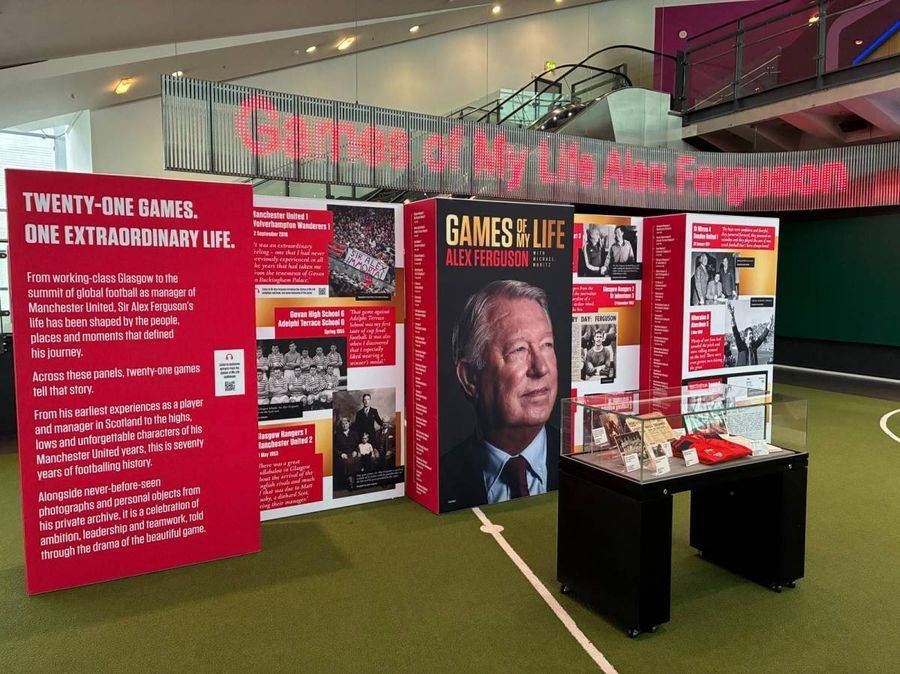 Sir Alex Ferguson pop-up exhibition