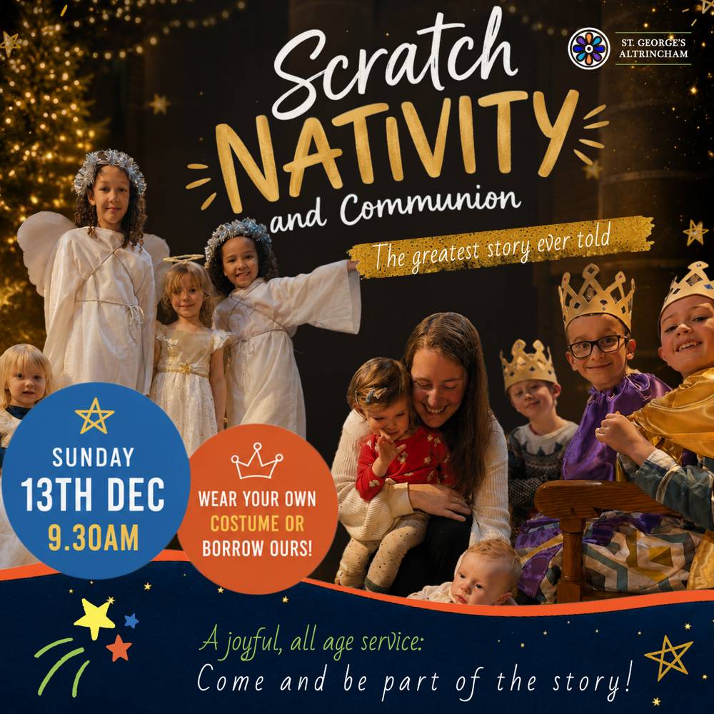 Scratch Nativity Service (come dressed as a shepherd, angel or king)