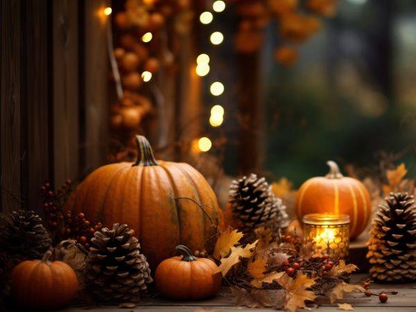 Indoor Pumpkin Patch and free Autumn Pumpkin Trail