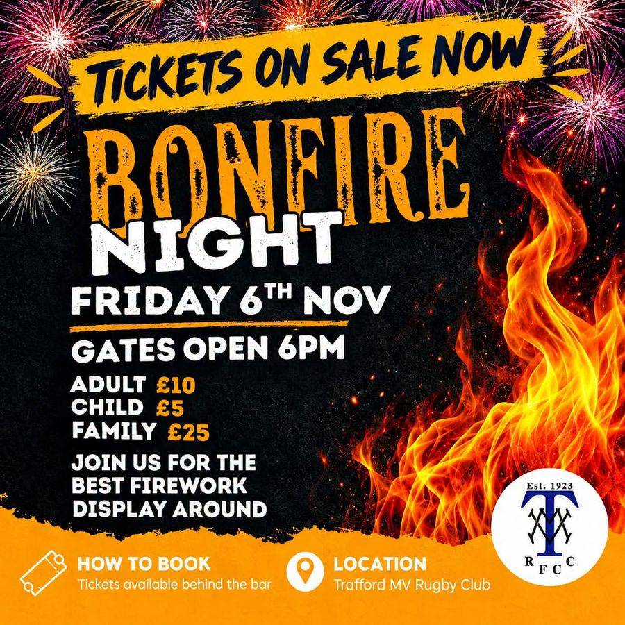 Bonfire Night at Trafford MV Rugby Club