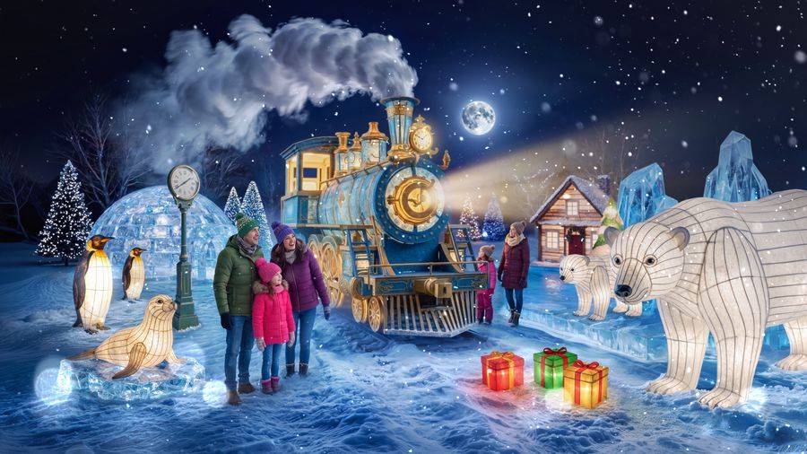Winter Illuminations at Yorkshire Wildlife Park