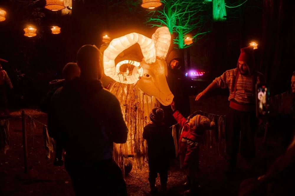 Yuletide: A Glittering Winter Adventure (1.4km light trail with folklore characters, acrobats and fire jugglers)