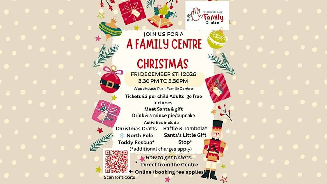 A Family Centre Christmas with Santa at Woodhouse Park Family Centre