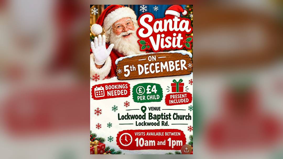 A Morning with Santa at Lockwood Baptist Church