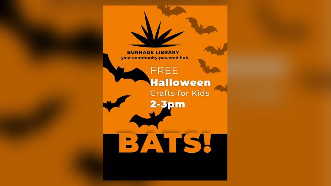 BATS! Halloween crafts at Burnage Library