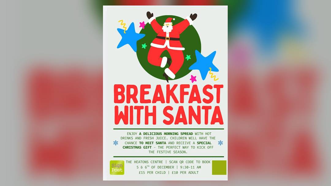 Breakfast with Santa at The Heatons Centre (Signpost for Carers)
