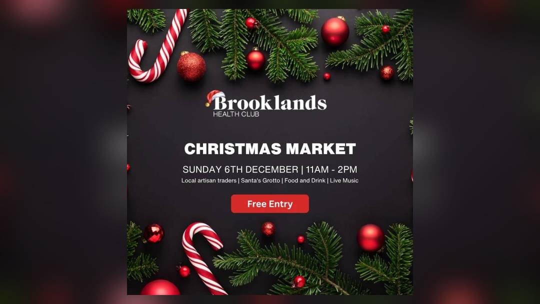 Brooklands Christmas Market with Santa's grotto