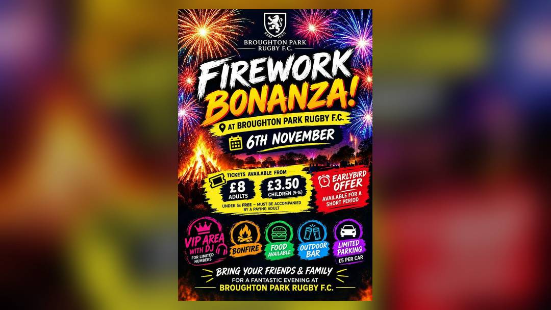 Broughton Park Fireworks 2026