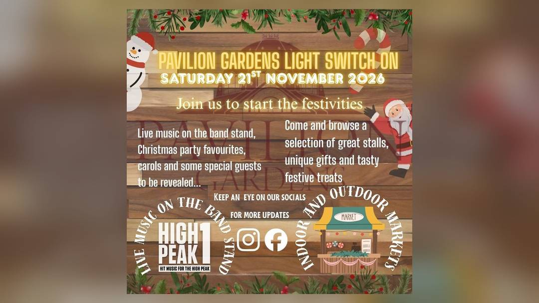 Buxton by Lamp Light: Pavilion Gardens Christmas lights switch-on