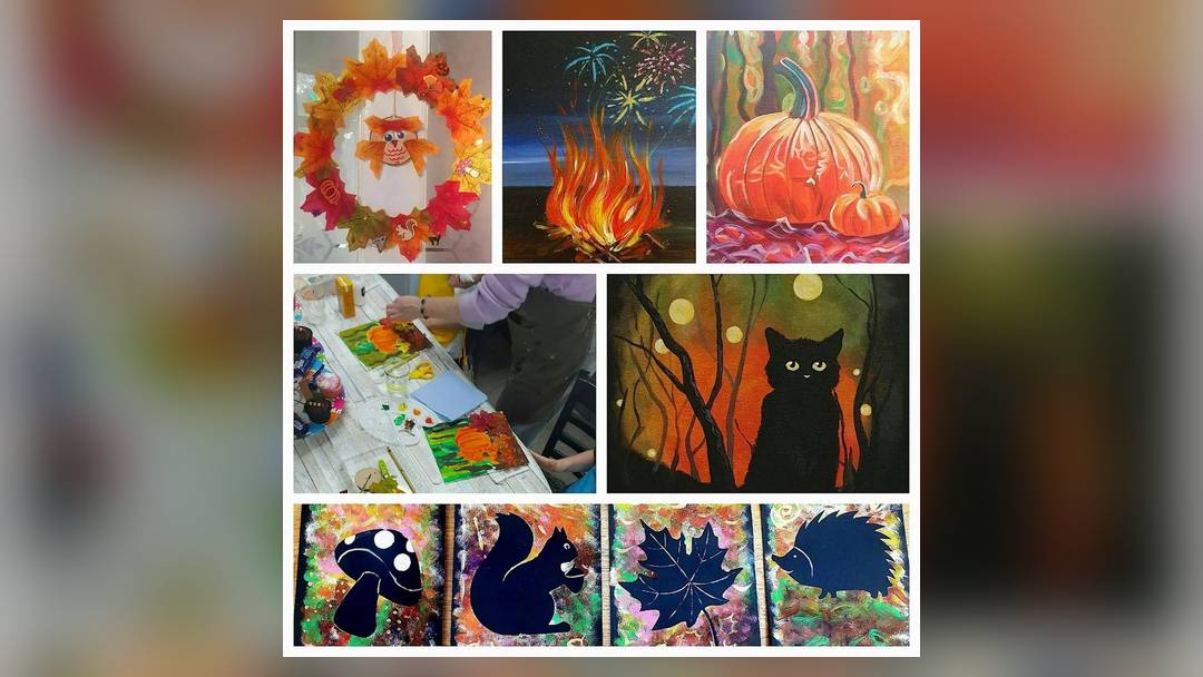 Children's autumn art and craft workshop with The Mixing Pot