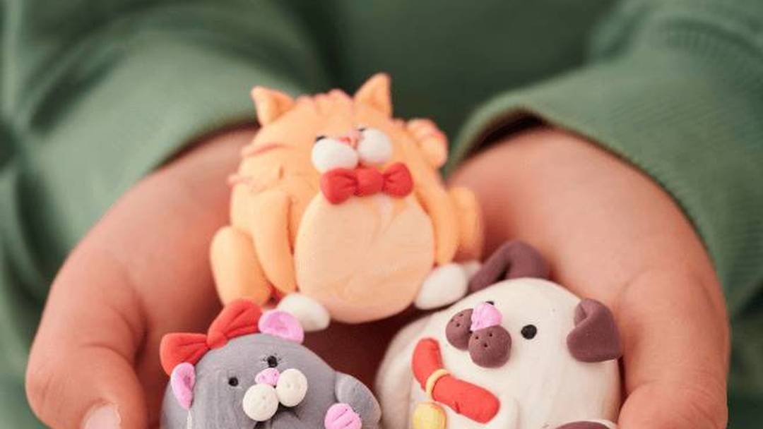 Clay pet modelling (kids' workshop)