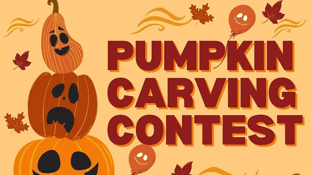 Halloween pumpkin carving contest at Sale Library