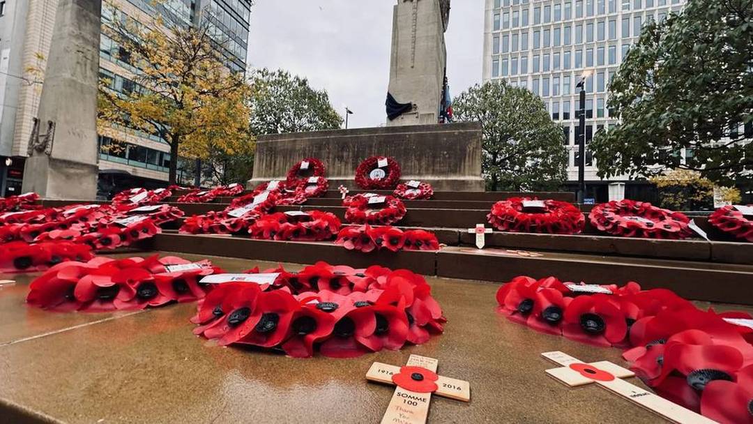 Manchester Remembrance Sunday parade and service