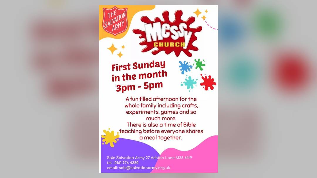 Messy Church at Sale Salvation Army (December)