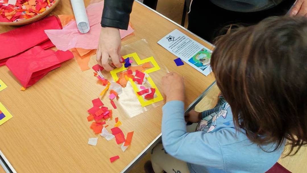 Messy Church at St Mary's, Partington