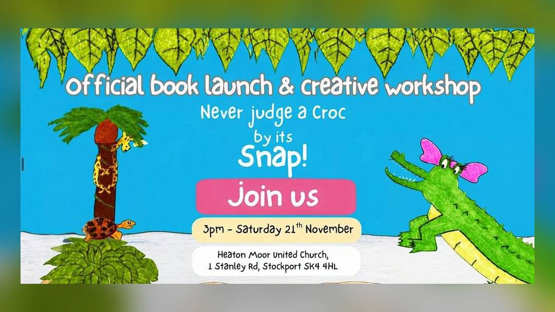 Official picture book launch and creative workshop: Never Judge a Croc By Its Snap