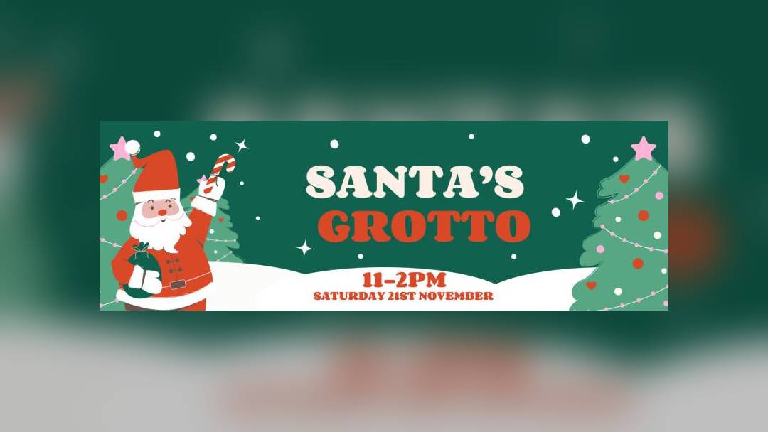Santa's grotto at the Hospice of the Good Shepherd Christmas Fair