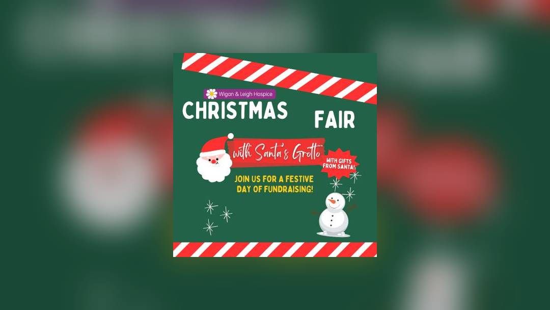 Santa's grotto at Wigan & Leigh Hospice Christmas Fair