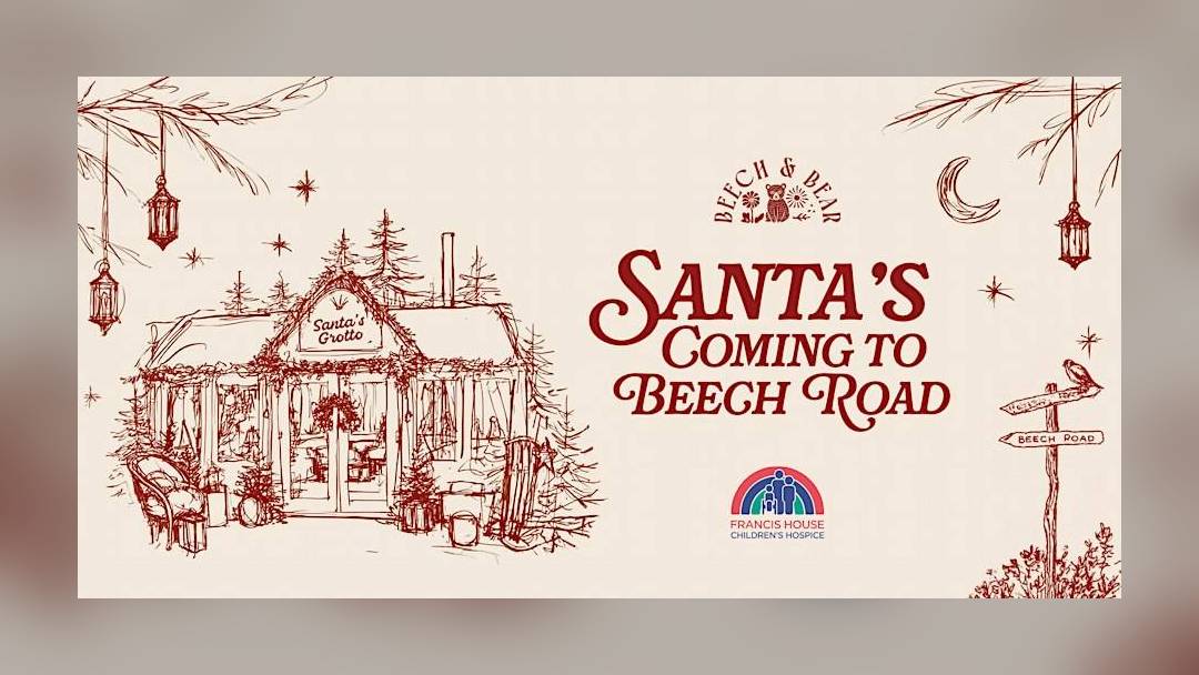 Santa's Grotto on Beech Road (Beech and Bear, for Francis House)