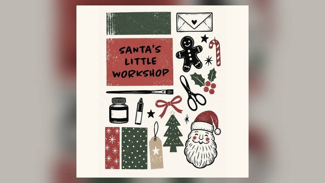 Santa's Little Workshop: Christmas printing for ages 6-12