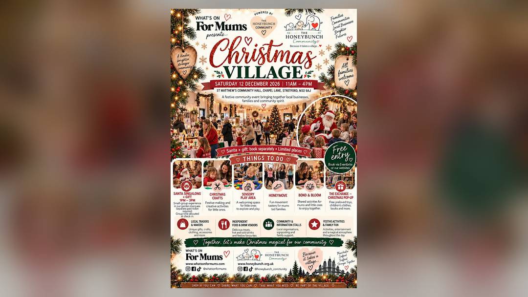 Santa's singalong at the Christmas Village, St Matthew's Stretford