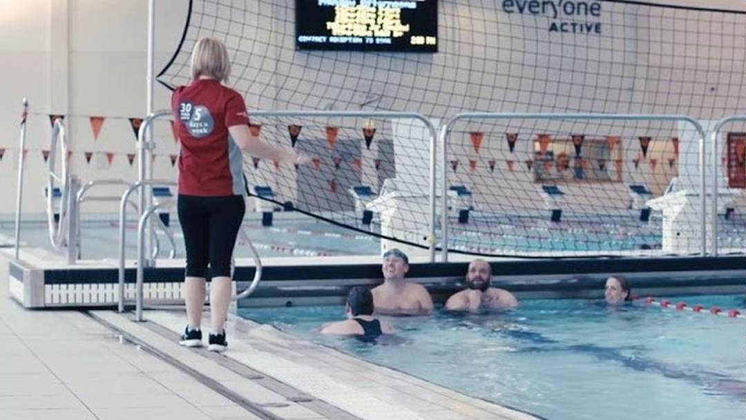 Under-5s fun swim at Wythenshawe Forum
